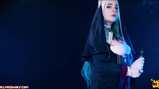 Вылизала анус, надрочила хер и обкончалась — развратная монашка