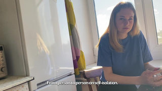 Русский подсыпал виагру непутевой курьерше и отжарил на кухонном столе